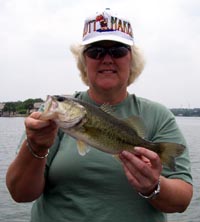 Terry with an LBJ bass
